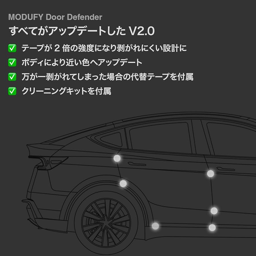 Amazon | MODUFY ドアディフェンダーV2.0 ステルスブラック